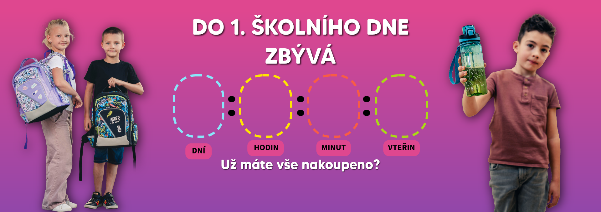 Do 1. školního dne zbývá